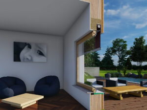 Rollladenkasten FLEXI FIX Zip - Textilscreen